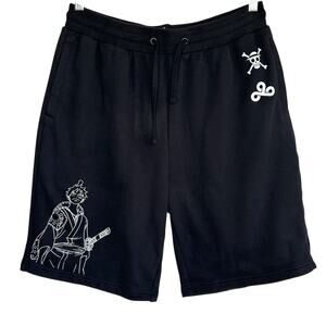 Cloud9 Fleece Shorts Athleisure Streetwear Mens Large Hipster Lifestyle Goth